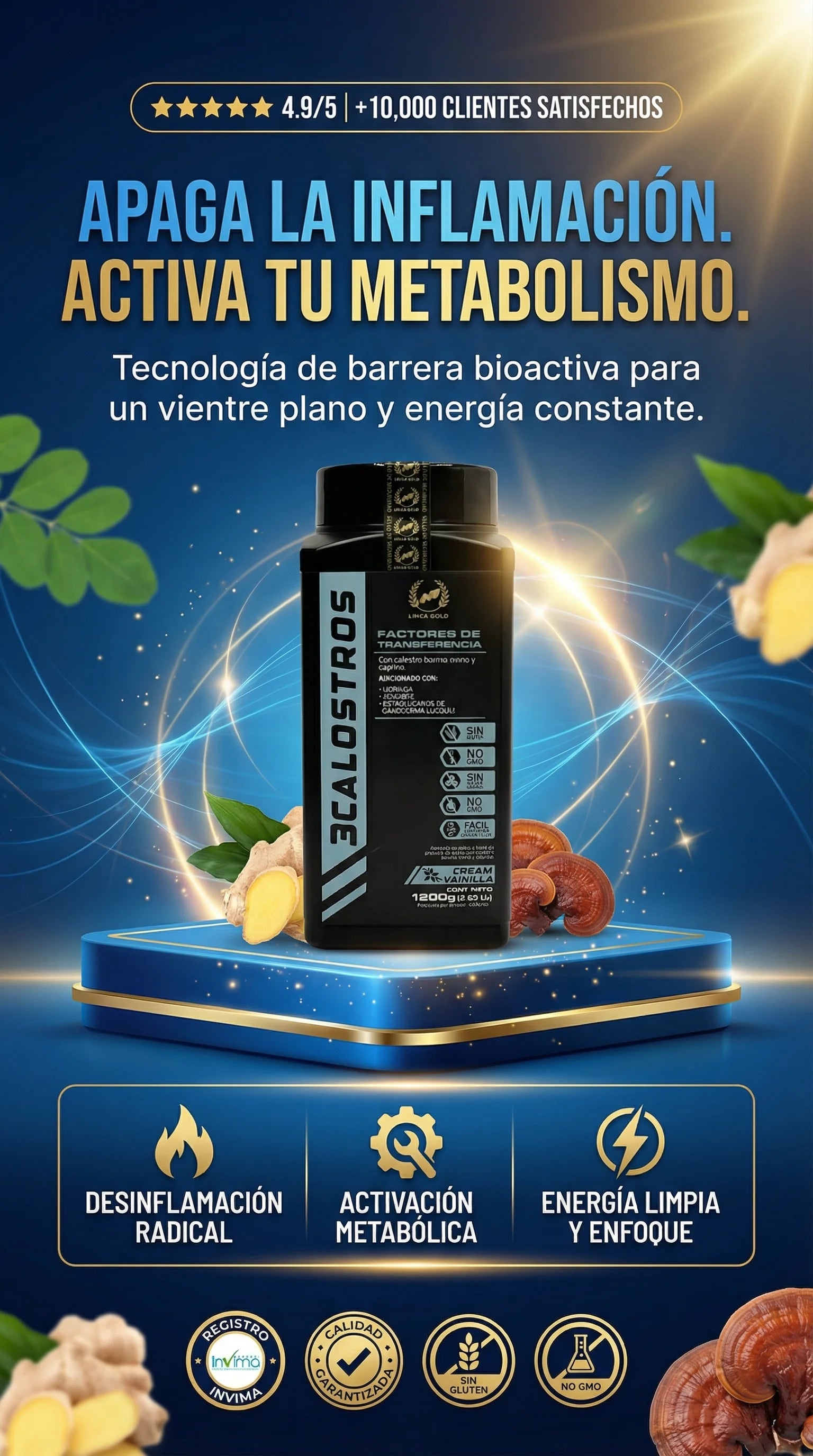 Axonal Gold Desinflamador Booster